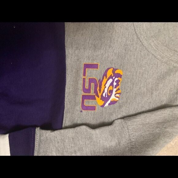NWT Womens LSU Team Shirt with Draw String Collar   - Picture 13 of 15